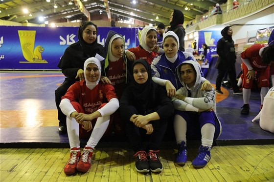 رقابت های مرحله نهایی کشتی کلاسیک بانوان انتخابی تیم ملی / تهران :