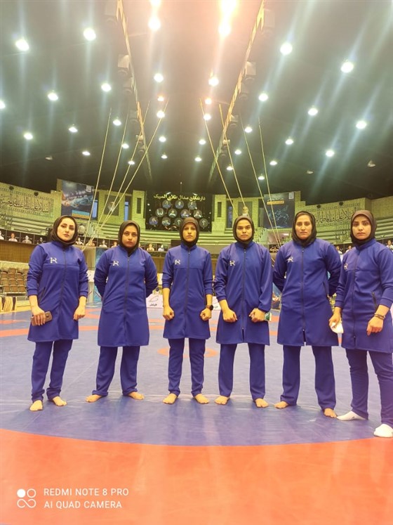 پایان ششمین دوره رقابت های کشتی آلیش بانوان قهرمانی کشور/ تهران :