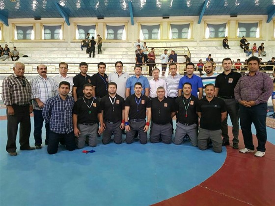 پایان کشتی فرنگی جوانان قهرمانی باشگاههای خوزستان ((گرامیداشت شهید مدافع حرم محسن حججی)) /اهواز:
