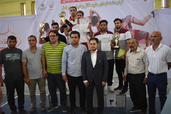 پایان رقابت های کشتی فرنگی خردسالان قهرمانی باشگاههای خوزستان (( گرامیداشت شهیدان کشتی گیر جاوید الاثر برادران حیدراصل)) آبادان :