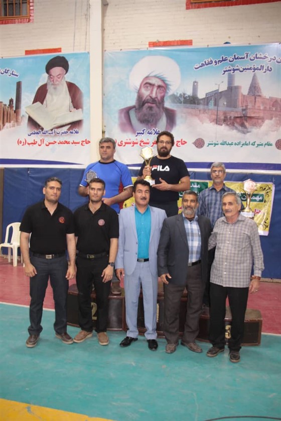 پایان رقابت های کشتی آزاد بزرگسالان قهرمانی باشگاههای خوزستان (( گرامیداشت شهدای آتش نشان و بمناسبت هفته تربیت بدنی و ورزش)) / شوشتر: