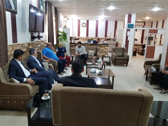 ظهر امروز و با حضور رمضان جمال پور سرپرست هیئت کشتی خوزستان: