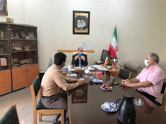 صبح امروز و در محل صدا و سیمای مرکز خوزستان :