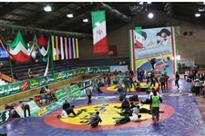 رقابتهای کشتی آزاد انتخابی تیم ملی نوجوانان در خرمشهر : 