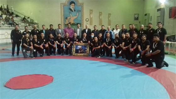 در خلال برگزاری مسابقات کشتی آزاد بزرگسالان قهرمانی باشگاههای استان خوزستان (( گرامیداشت شهید کشتی گیر بهنام محمدی )) در اهواز ((به همراه گزارش تصویری)):