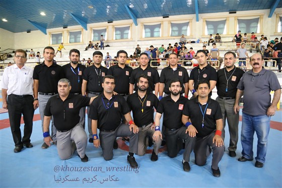 مرحله رفت رقابت های کشتی فرنگی لیگ متمرکز نوجوانان باشگاههای استان خوزستان / اهواز :
