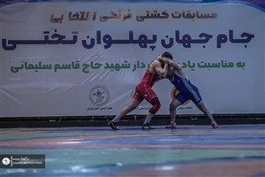 پایان رقابت های کشتی فرنگی بزرگسالان انتخابی جام جهان پهلوان تختی/ تهران :