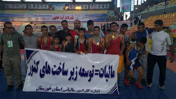 پایان کشتی فرنگی نونهالان قهرمانی کشور / بناب :