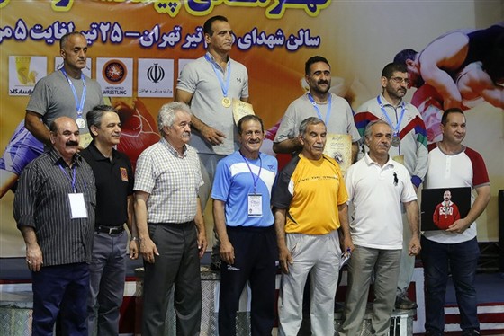 رقابت های کشتی فرنگی پیشکسوتان قهرمانی کشور / تهران :