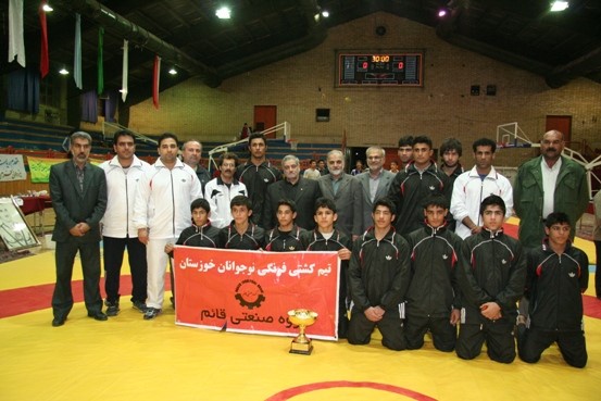 نتایج نهایی رقابتهای کشتی فرنگی جوانان برترینهای ایران ((گرامیداشت دهه فجر)) :