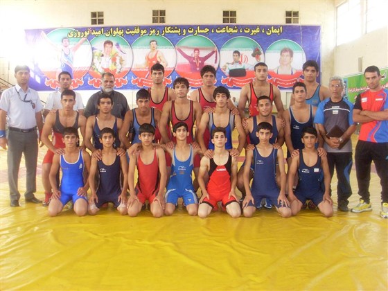مرحله فینال کشتی فرنگی لیگ نوجوانان باشگاههای کشور :