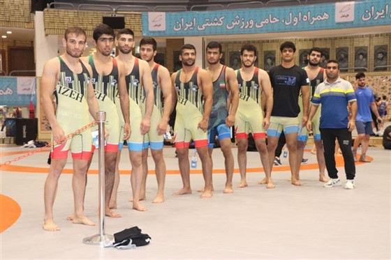 رقابت های مرحله نهایی لیگ برتر کشتی فرنگی باشگاههای کشور / تهران :