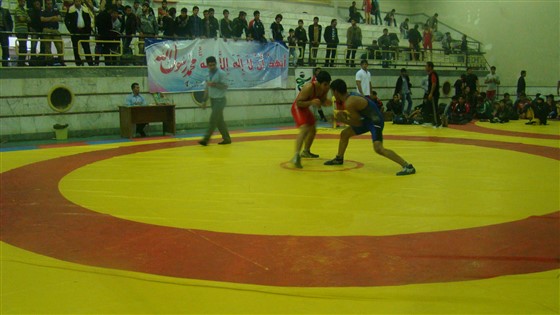 مرحله نهایی کشتی آزاد لیگ نوجوانان باشگاههای خوزستان/ اهواز :