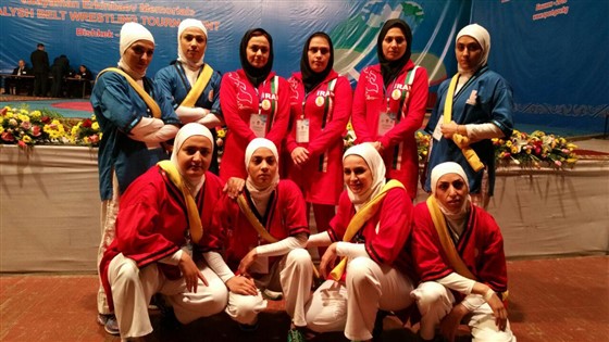 کشتی آلیش بزرگسالان بانوان قهرمانی کشور  / اراک :