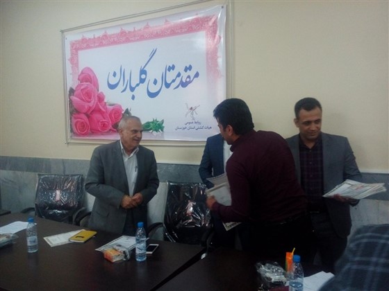 روز گذشته و در محل هیئت کشتی استان خوزستان :