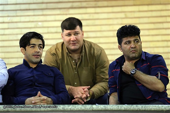 مرحله نهایی انتخابی تیم ملی کشتی فرنگی جوانان / تهران :
